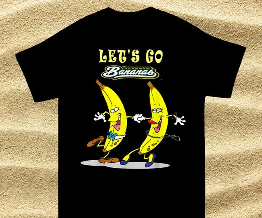 Rare Let s Go Savannah Bananas T-Shirt Unisex T-Shirt Gift Christmas Unisex T-Shirt XL