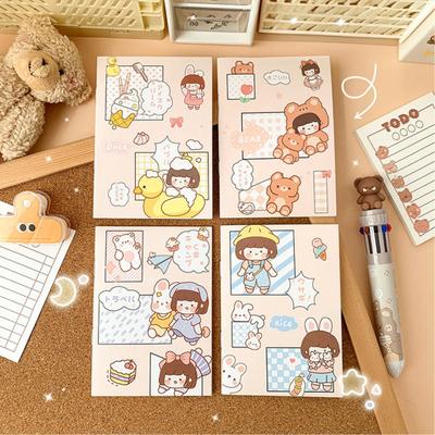 8Pcs Cute Cartoon Pocket Notebook for Students Soft Cover Memo Pad for School Office Portable Mini Journal for Notes Lists Fun Gift for Kids Teachers