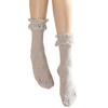 Girl Lace Mesh Socks Ankle Socks Women Fishnet Stockings Ruffle Ankle Socks for Lady Female Hollow Lolita Socks