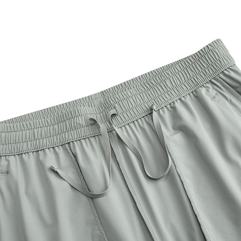 Anta Training Long Pants Summer Knit Sports Pants Men bottoms Granite-Gray 952627304-2