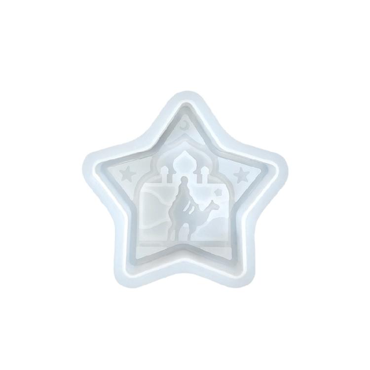 

Artistic Star Silicone Candle Mould Easy To Use And Clean For Creative Projects