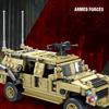 WW2 Military Vehicles Armored Tank Transportor SWAT Army Soldiers Car Building Blocks Toy Matching Assembly Boys Childrens Birthday Gift