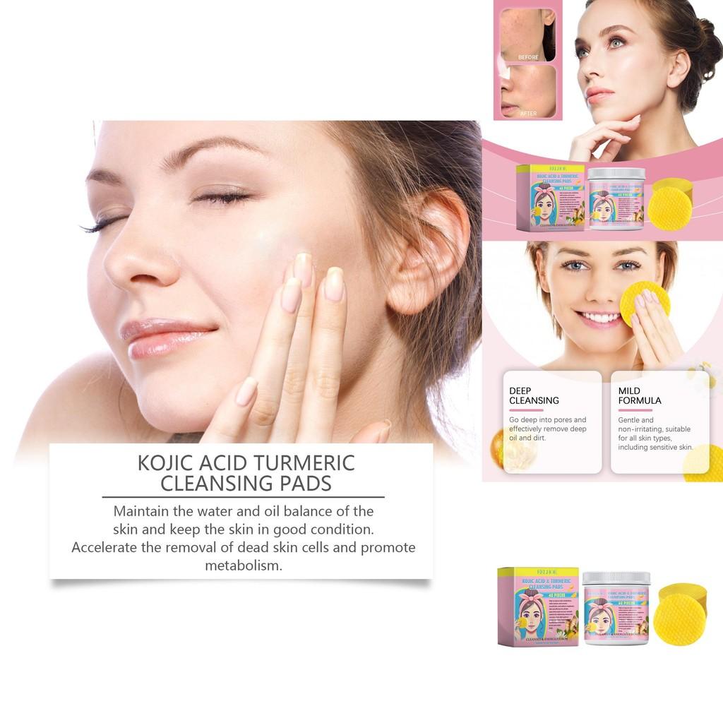 Eelhoe Gentle Turmeric Acid Cleansing Pad For Refreshing Oil Control And Skin Balance