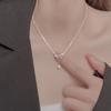 Bow Tassel Pendant Necklace Women's New Accessories Light Luxury Niche High-end Birthday Gift Collarbone Chain