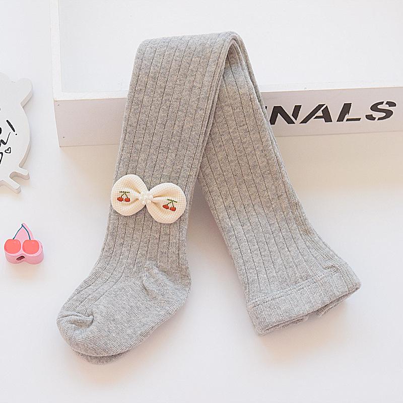 

Леггинсы для девочек Весенние и осенние тонкие детские колготки Детские колготки Детские весенние колготки средней толщины для малышей XL серый