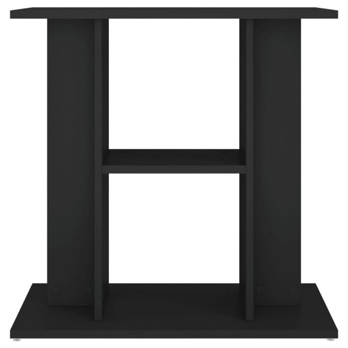 VidaXL Aquarium Stand Black 60x30x60 Cm Engineered Wood 833568