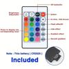 RGB LED Strip Lights Smart Bluetooth 24Key Remote Flexible Diode Lamp Tape SMD 5050 30LEDs/M For Room Home Decor TV Backlight