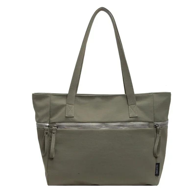 

Новые повседневные сумки на ремне из мягкого нейлона с застежкой-молнией большой вместимости, базовый стиль, новые горячие продажи сумок для молодых женщин, женские сумки