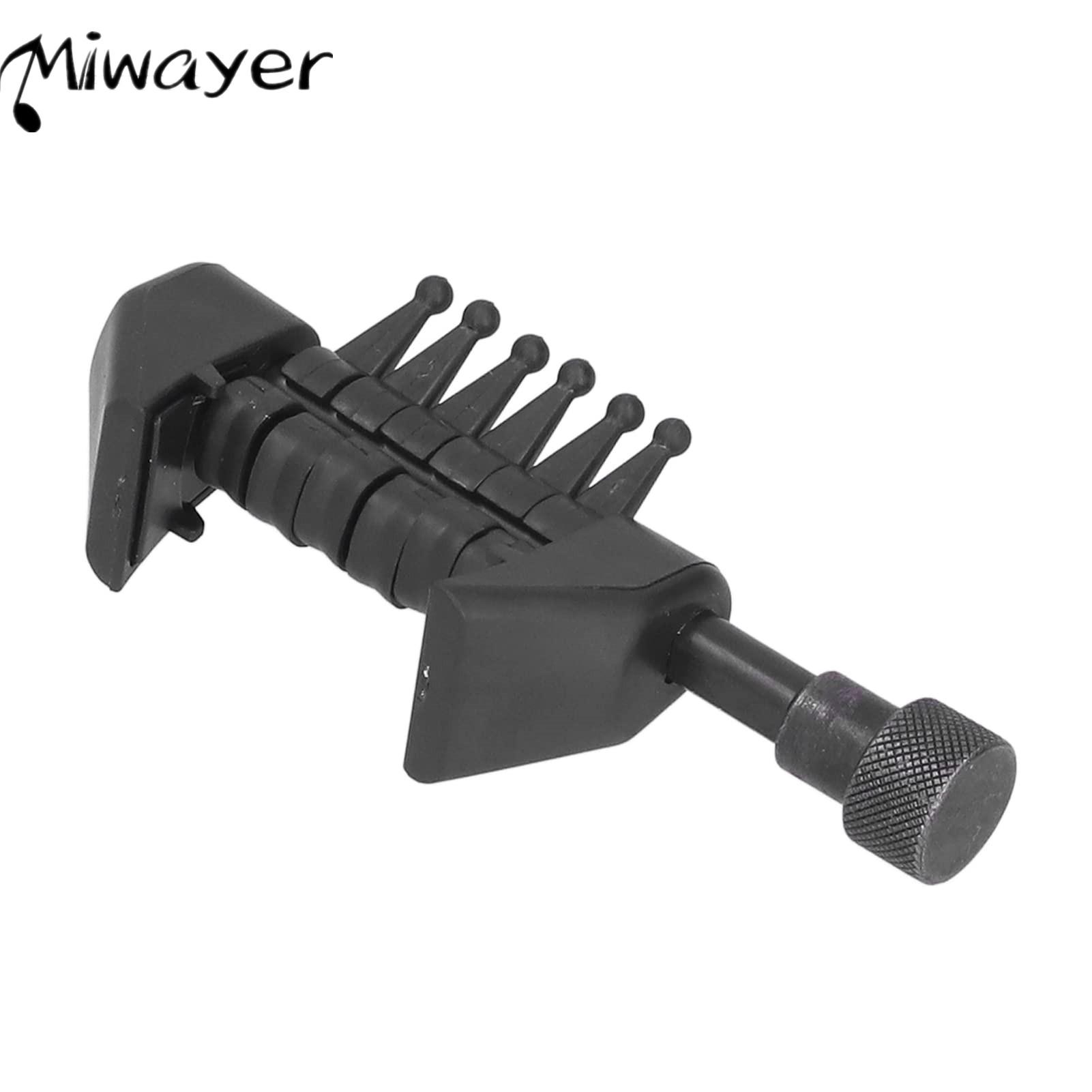 

Miwayer Guitar Capo, Professional Key Trigger Capo Flexible Capo Chord Tuning Accessory for Acoustic and Electric Guitars чорний