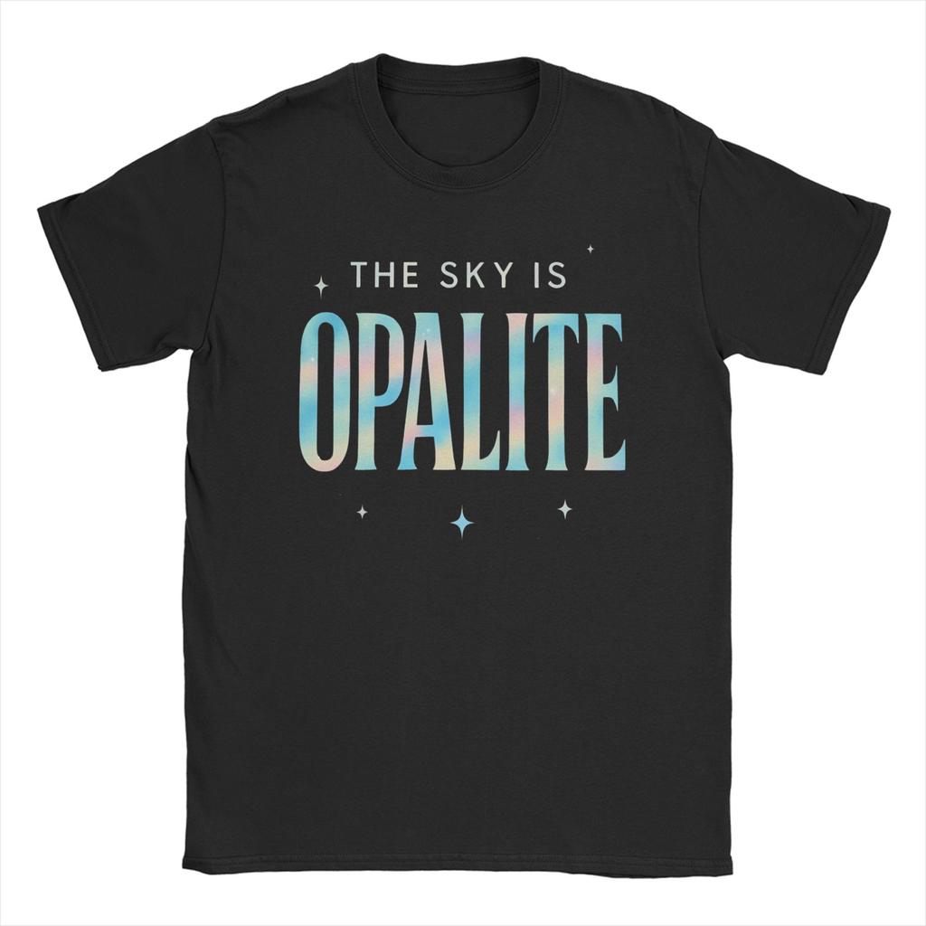 Genial Der Himmel ist Opalit Showgirlvv T-Shirts Unisex DAMEN Rundhals 100% Baumwolle T-Shirts Kurzarm T-Shirt Party Oberteile