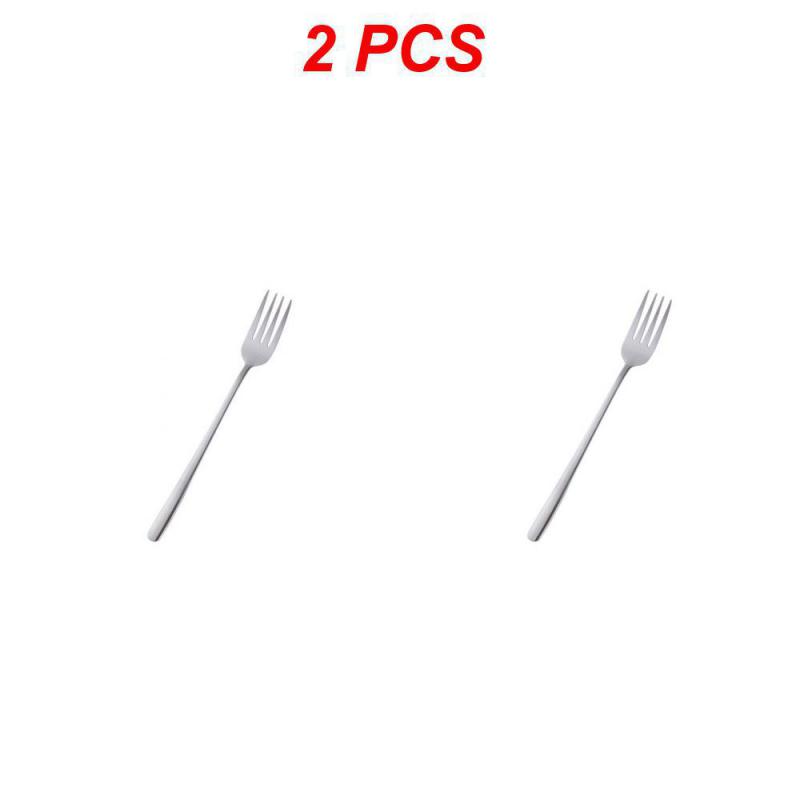

2/4/6 шт. Вилка из нержавеющей стали Многоцелевая Красивая Мода 22,6 г Посуда для приготовления пищи/посуда для питья/столовые приборы/аксессуары Вилка с длинной ручкой