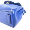 Versace Medusa Logo 2WAY Chain Shoulder Bag Hand Bag Leather Blue