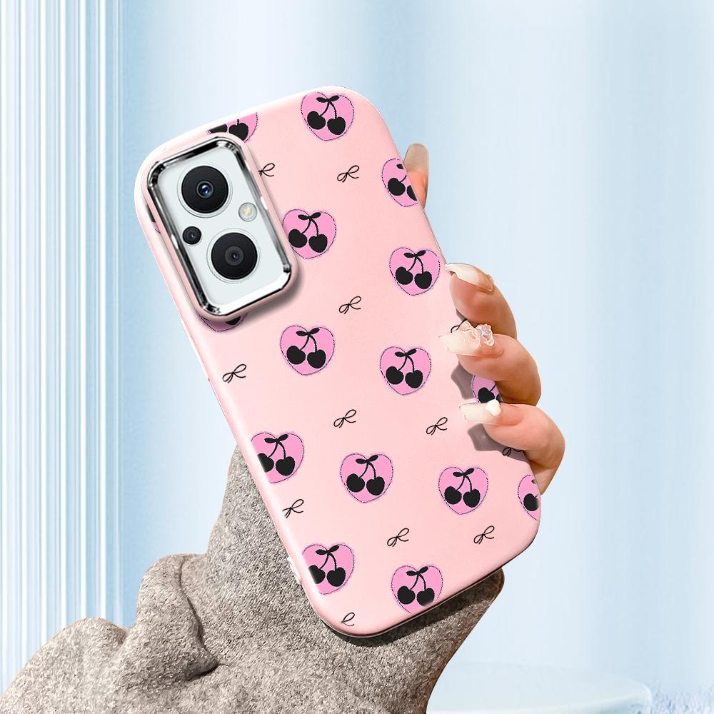 For Vivo V23 V25 V27 V29 V30 Y27S Y28 Y33S Y36 Infinix Hot30I Hot40 Tecno Spark20 Cartoon Black Cat Silver Edge Soft Liquid Silicone Protective Casing