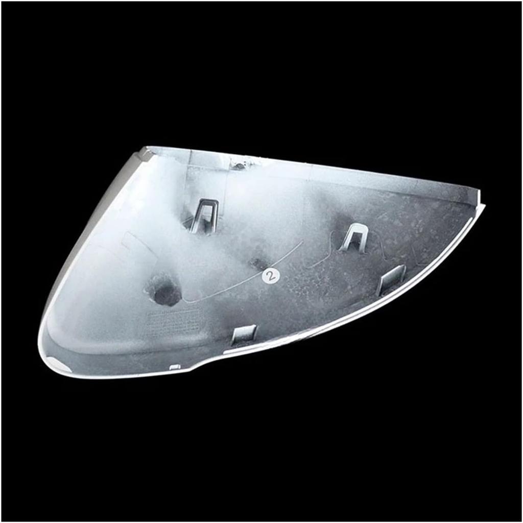 Side Mirror Cover Compatible For VW Jetta MK7 2019 2020 2021 2022 2023 Rearview Mirror Housing Shell Automotive Accessories(White Right)