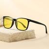 Square Night Vision Color Changing Sunglasses Men's Outdoor Sports Sunglasses Daytime Night Vision Drivers Night Goggles