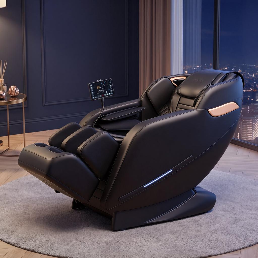 VEVOR Massage Chair, 3D Zero-Gravity Full Body Massage Chair with Extendable Footrest, Automatic Modes, Airbags, Waist & Leg Heating