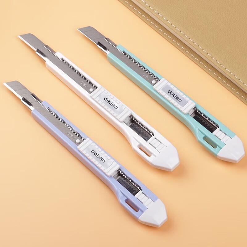 Deli 2031 Craft Knife - Compact 9mm Blade Compatible for Efficient Box Opening.