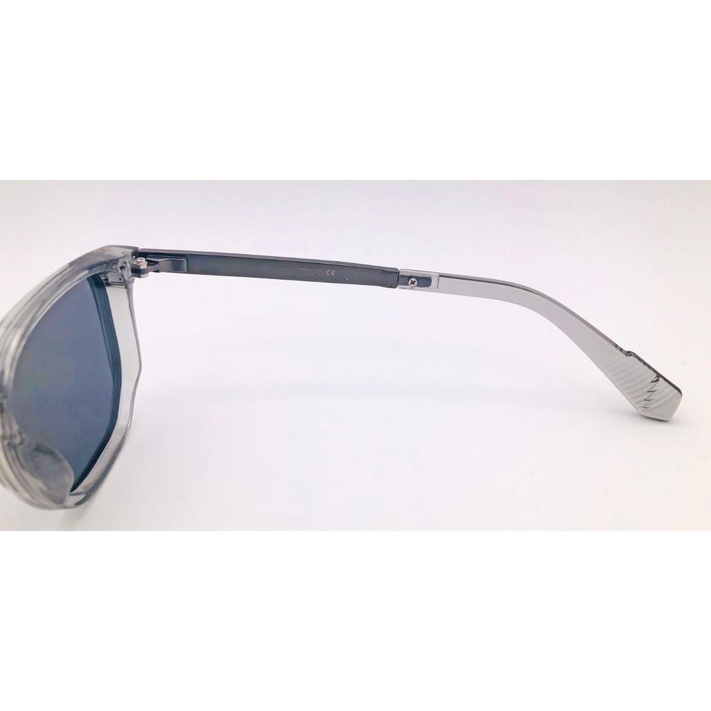 RSINC Unisex Designer Sunglasses UV Protection Square Transprent Grey KH-2310 B0DKTFTJTQ