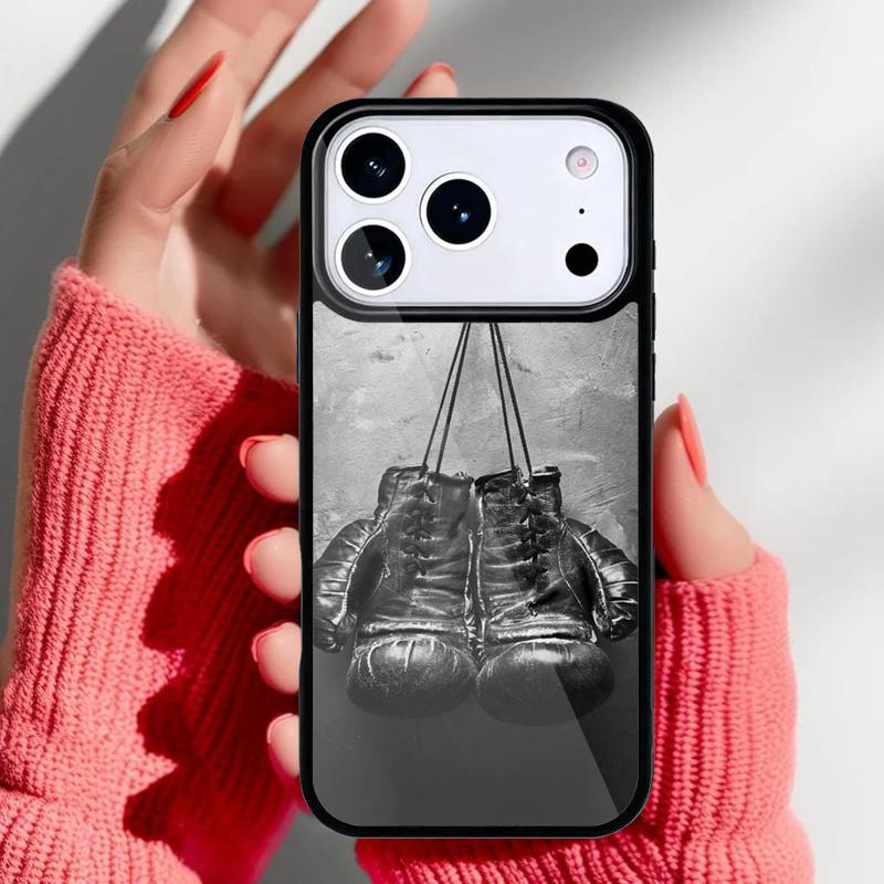

Boxing Gloves Sports Phone Case for iPhone 17 16 15 14 13 Pro Max Back Cover for 12 11 Pro Coque iPhone 12