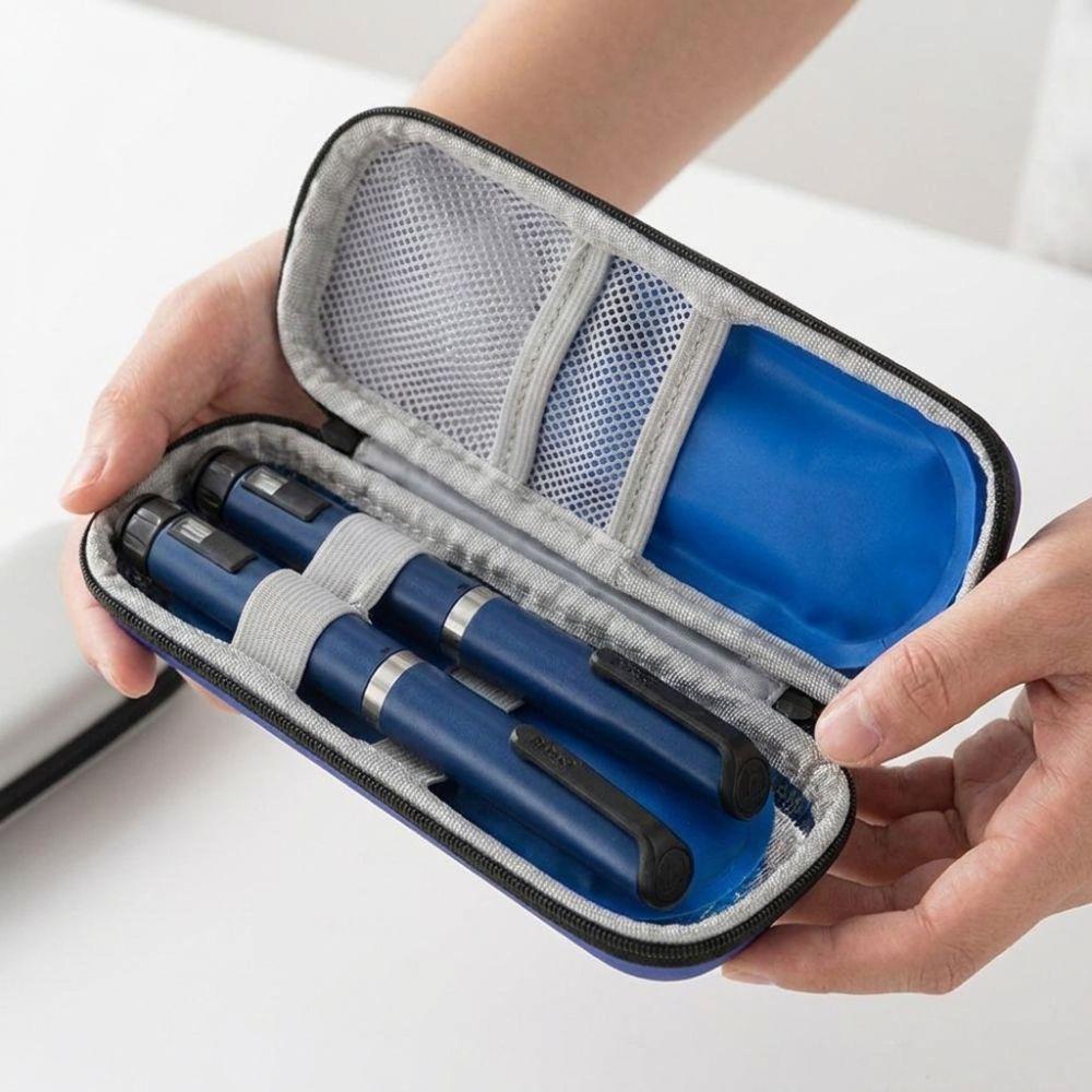 Waterproof Insulin Cooler Travel Case Thermal Insulated Pill Cooler Bag  Pill Supplies Organizer