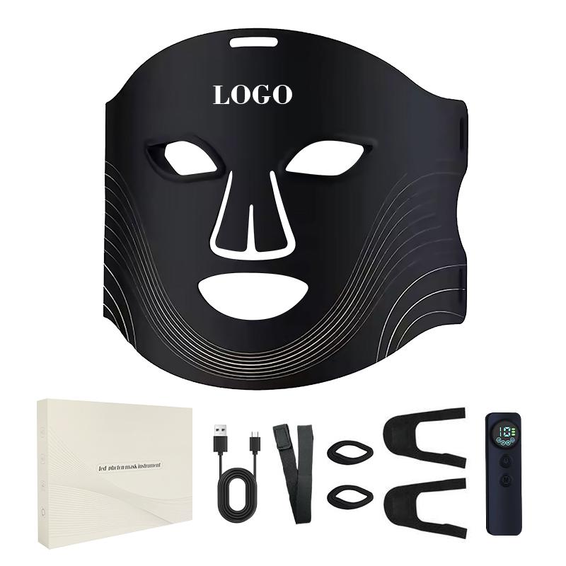3D Skincare Electric Red Light Therapy Mask Anti-aging Multifunctional Wireless Beauty Mask Digital Display LED Face Mask
