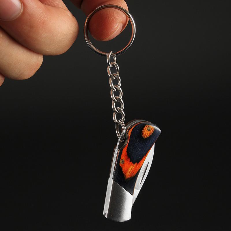 Stainless Steel Mini Folding Keychain Pendant