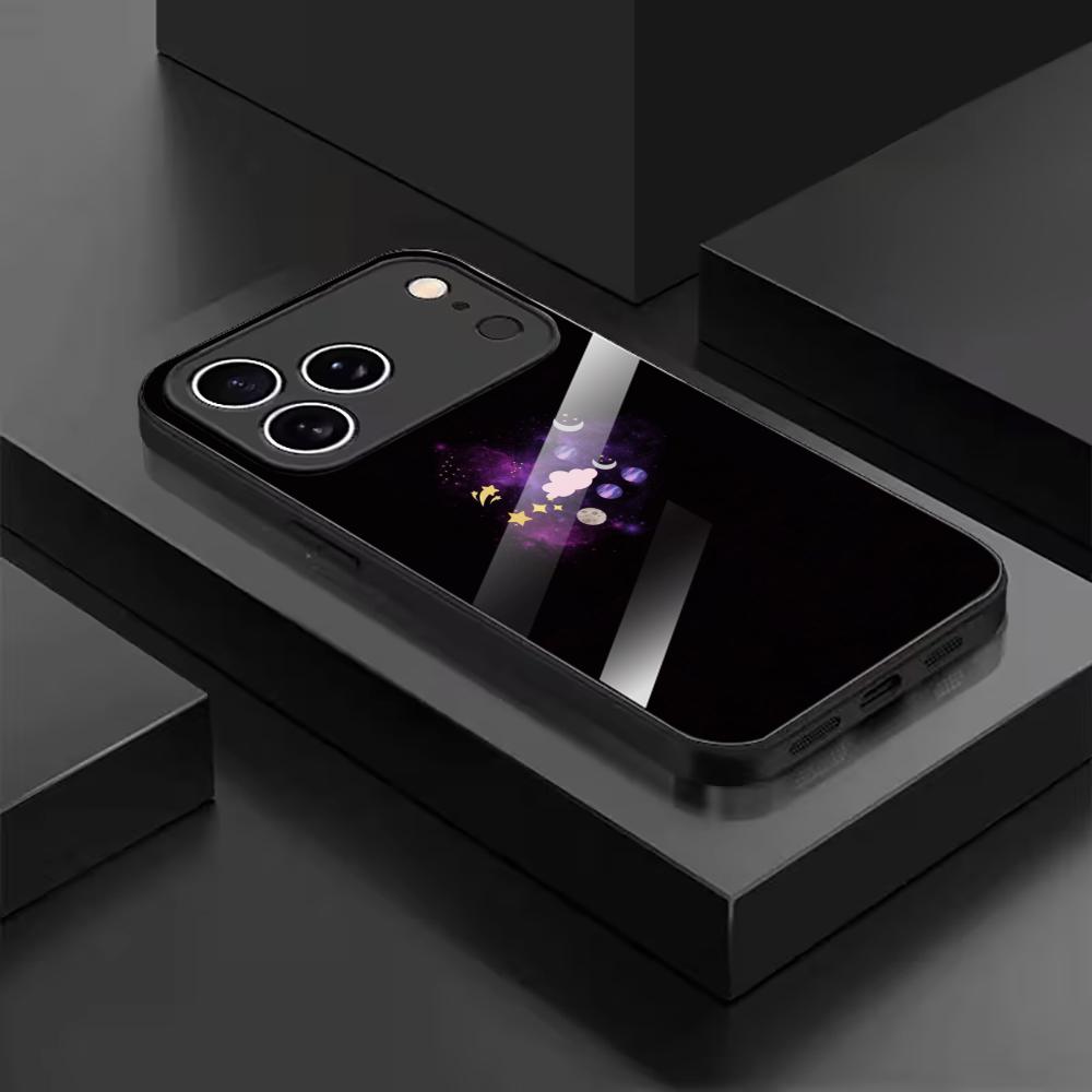 Auroral Nebula Pattern Phone Case for Glass for Iphone 17 Pro Max for iPhone 17 16 15 14 13 12pm Pro Plus
