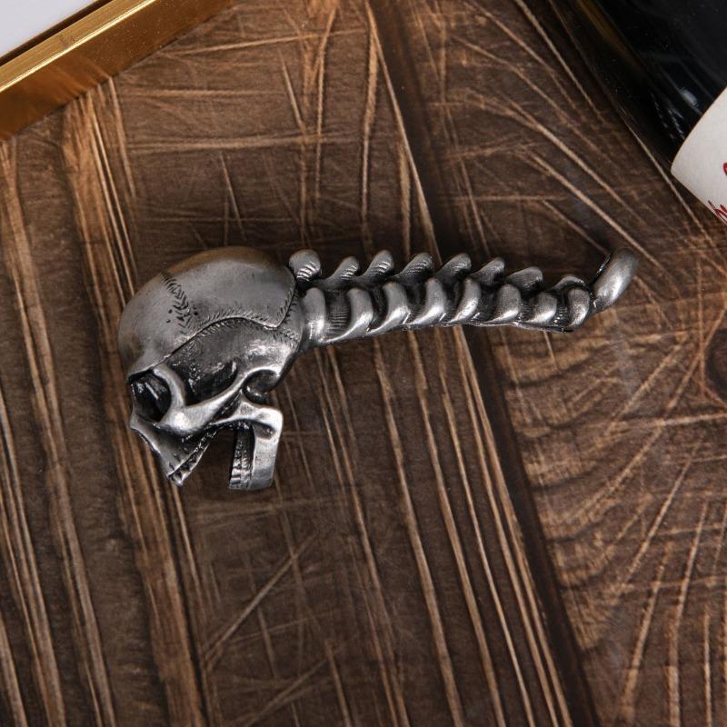 Creatieve Retro Schedel Flesopener met Grappige Gezichten Bierflesopener Bar Accessoires Halloween Decoraties Vakantiecadeaus