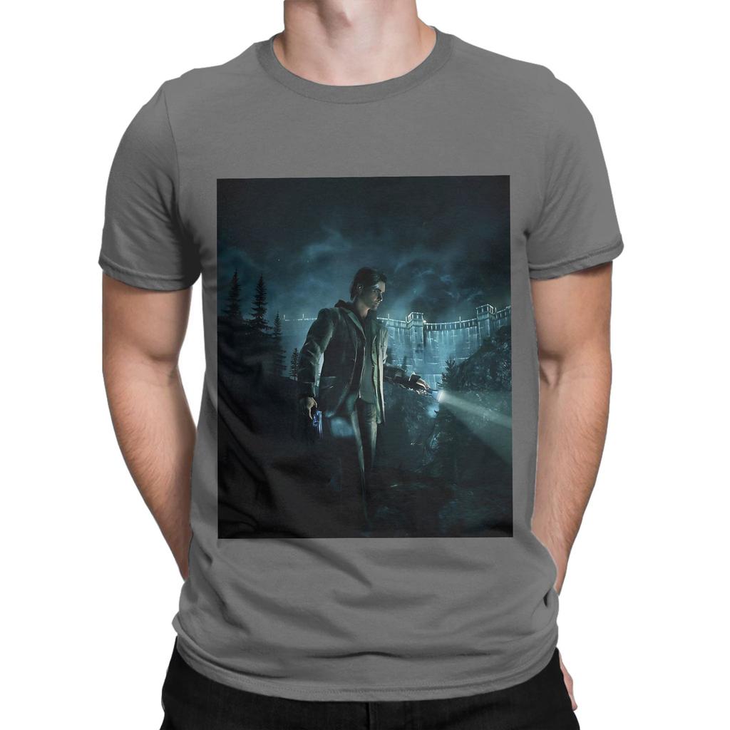 Alan wake 2 gioco alan wake Grafica Divertente Maglietta 100% Cotone Alan Wake 2 Top Magliette Per Unisex