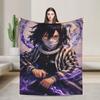 Anime Demon Slayer Tomiyoka Giyuu Blanket Fleece Decoration  Breathable Super Soft Throw Blanket for Sofa Travel Quilt