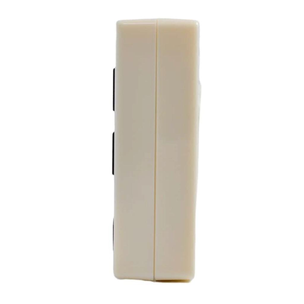 YNAC LINKSY Voice Timer with Voice Announcement, Water Resistant, Vibration, and Silent Sound, LT055WA, 7 X 10 X 2 Cm, White