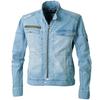 Toraichi Denim Jacket with and Pants for Spring and Ice Size L Cool-Touch Rider's Knickerbockers, Workwear, Summer, Blue,