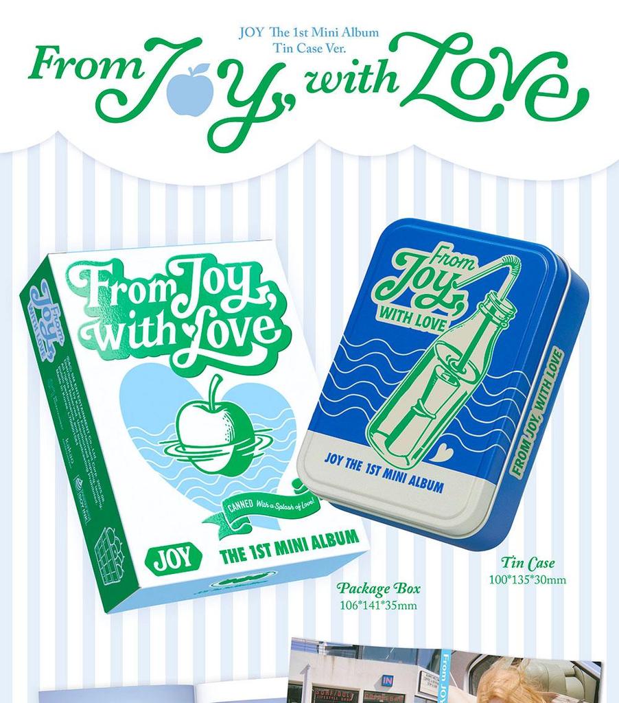 (JEWEL CASE / PHOTOBOOK / TIN CASE) JOY (Red Velvet) [From JOY, with Love] 1st MINI ALBUM