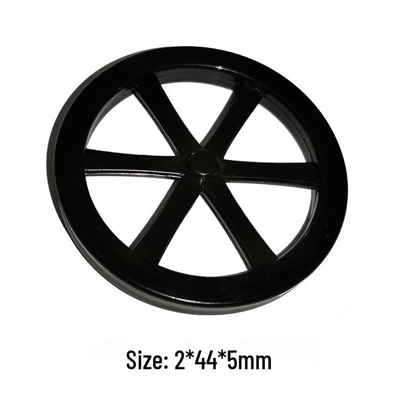 DIY Model Toy Car Wheels with 2mm Hole - Plastic Tires for Handmade Four-Wheel Drive Cars