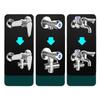 Standard Sizes 3-Way Diverter Valve Zinc Alloy Toilet Bidet Valve Bidet T Adapter  Home Improvement