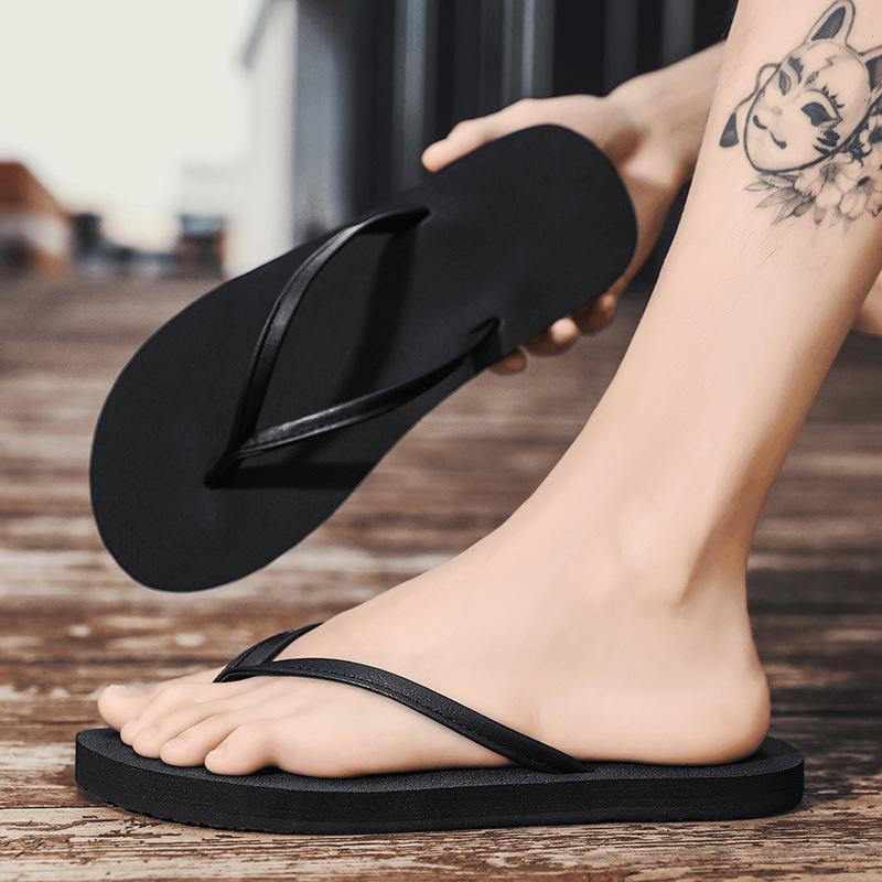 

Вьетнамские шлепанцы мужские с кожаной поверхностью типа пинч, для внешней торговли, очень большого размера 50, простые парные тапочки 50