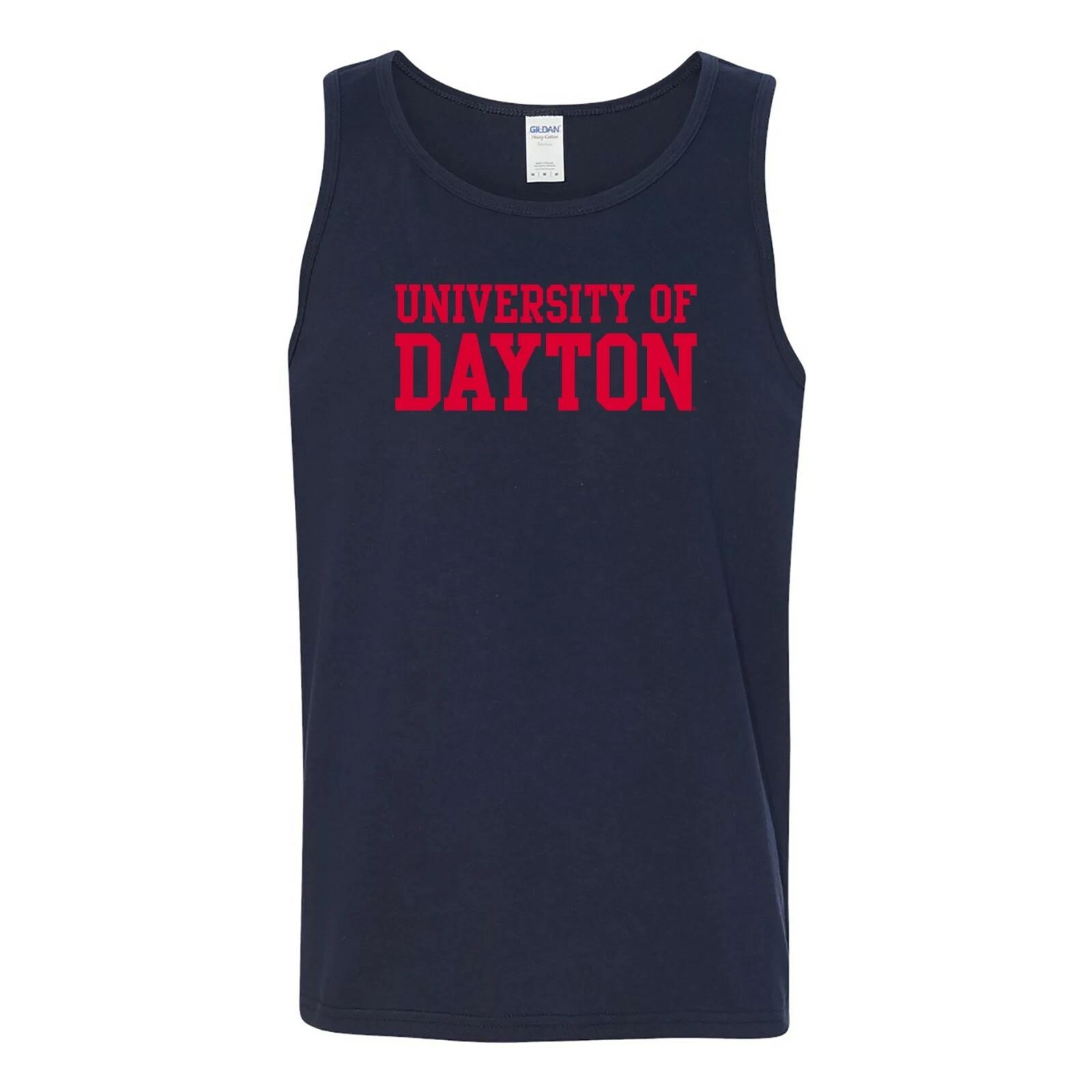 Dayton Flyers Basic Block Tank Top - Navy M
