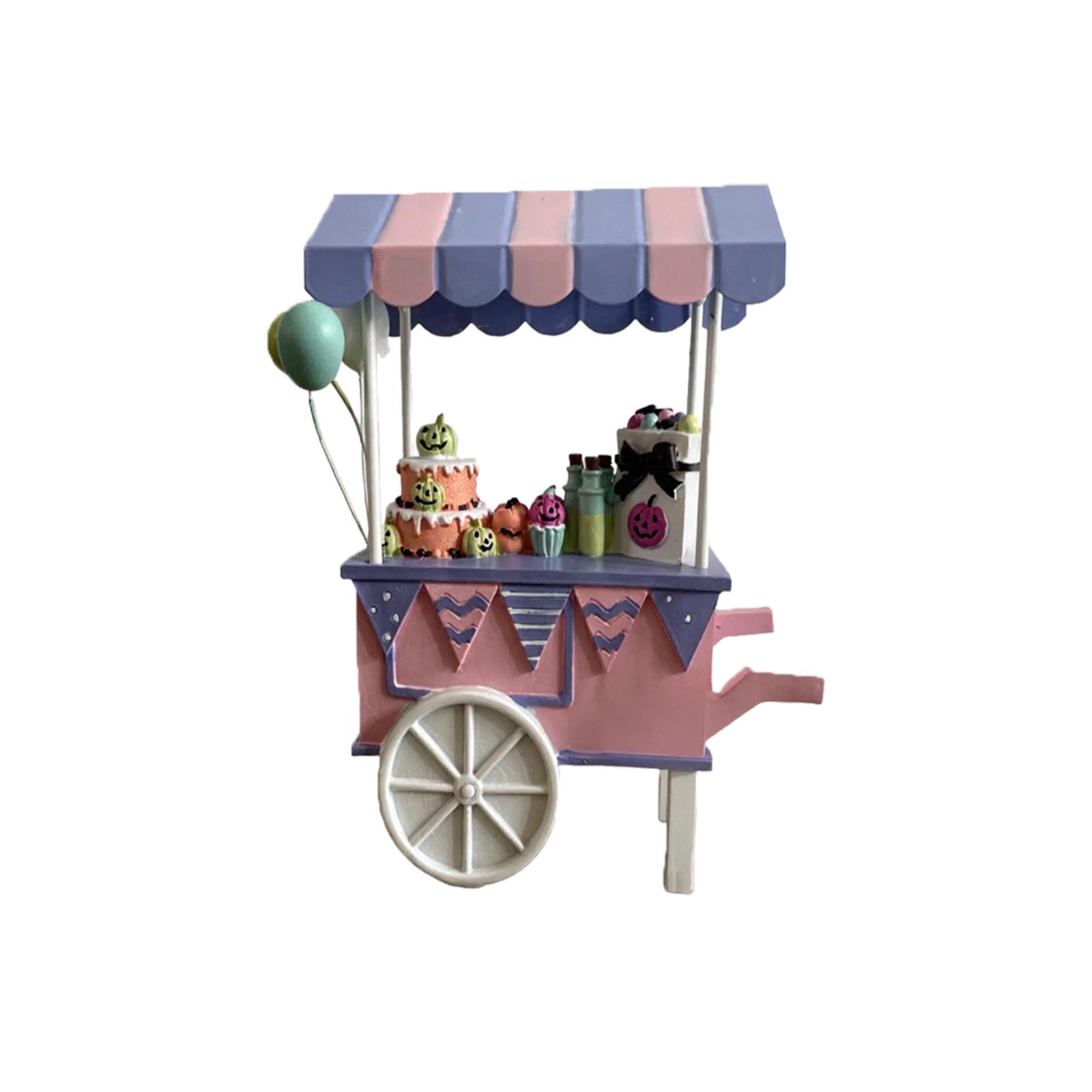 

Candy Cart Decoration Purple Pumpkin Ice Cream Cart Decoration One Size белый