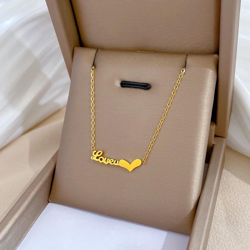 Real Gold Electroplating In The Furnace, Good Color Retention, Cold Necklace, Female Collarbone Chain With Jewelry