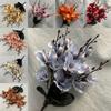 Magnolia Lifelike Bouquet For Wedding Decorations And Home Interior Gift Design