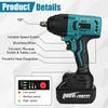 588VF Brushless High Torque Electric Impact Wrench Car Truck Repair For  18V Battery