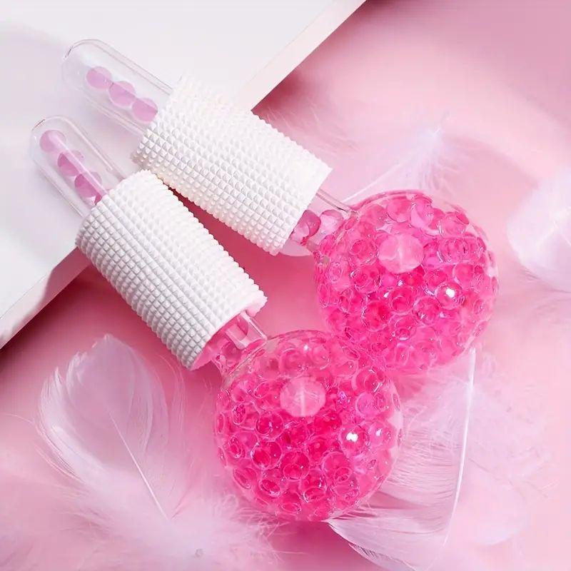Facial Treatment with Puck Ball Ball Face Massager Face Neck and Eyes Firming Skin Massaging Ball