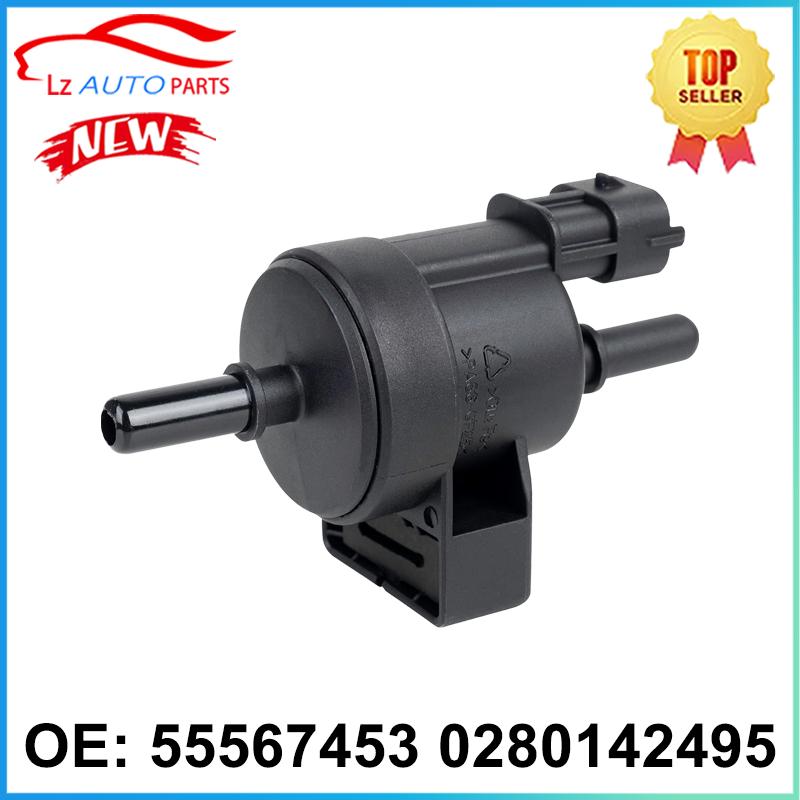 Emission Vapor Canister Purge Solenoid Valve 55567453 0280142495 for Chevrolet Cruze 2011-2016 Sonic 2012-2018 Replaces 214-2317 Ventilation Valves 4