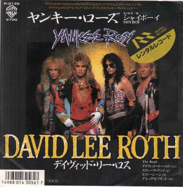 

7inch Record DAVID LEE ROTH Yankee Rose Shyboy P2139 WARNER BROS 1986 Japan Metal Used
