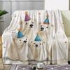 1pc Flannel Fleece Blanket, Polar Bear Print Winter Throw, Soft Cozy Blanket for Sofa, Bed, Car, Office, Camping, Travel, All-Se