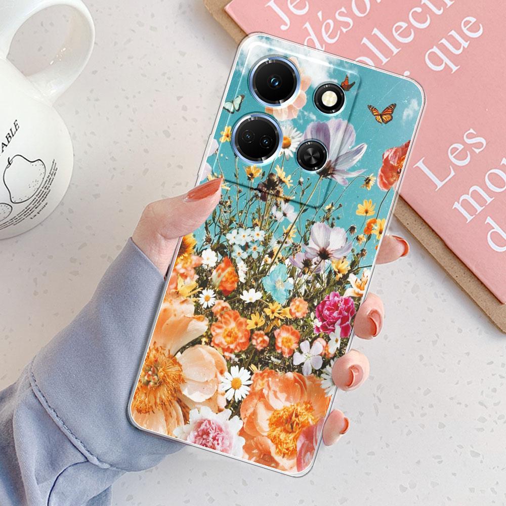 Pour Infinix Note 30 5G 4G Coque Pour Infinix Note 30i Cover Silicone Souple Coque de Téléphone Transparente Pour Infinix Note 30 Pro Fundas