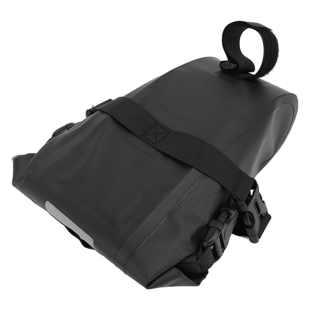 Bike Saddle Bag with Safety Reflective Strip 2.5L Water Resistant Tail Light Compatibility Mountain