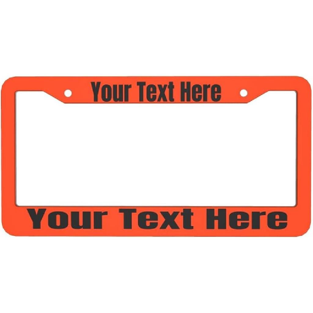 License Plate Frame Personalized License Plate Frame for Cars License Plate Frames Customized Design License Plate Holder Customize Funny Car