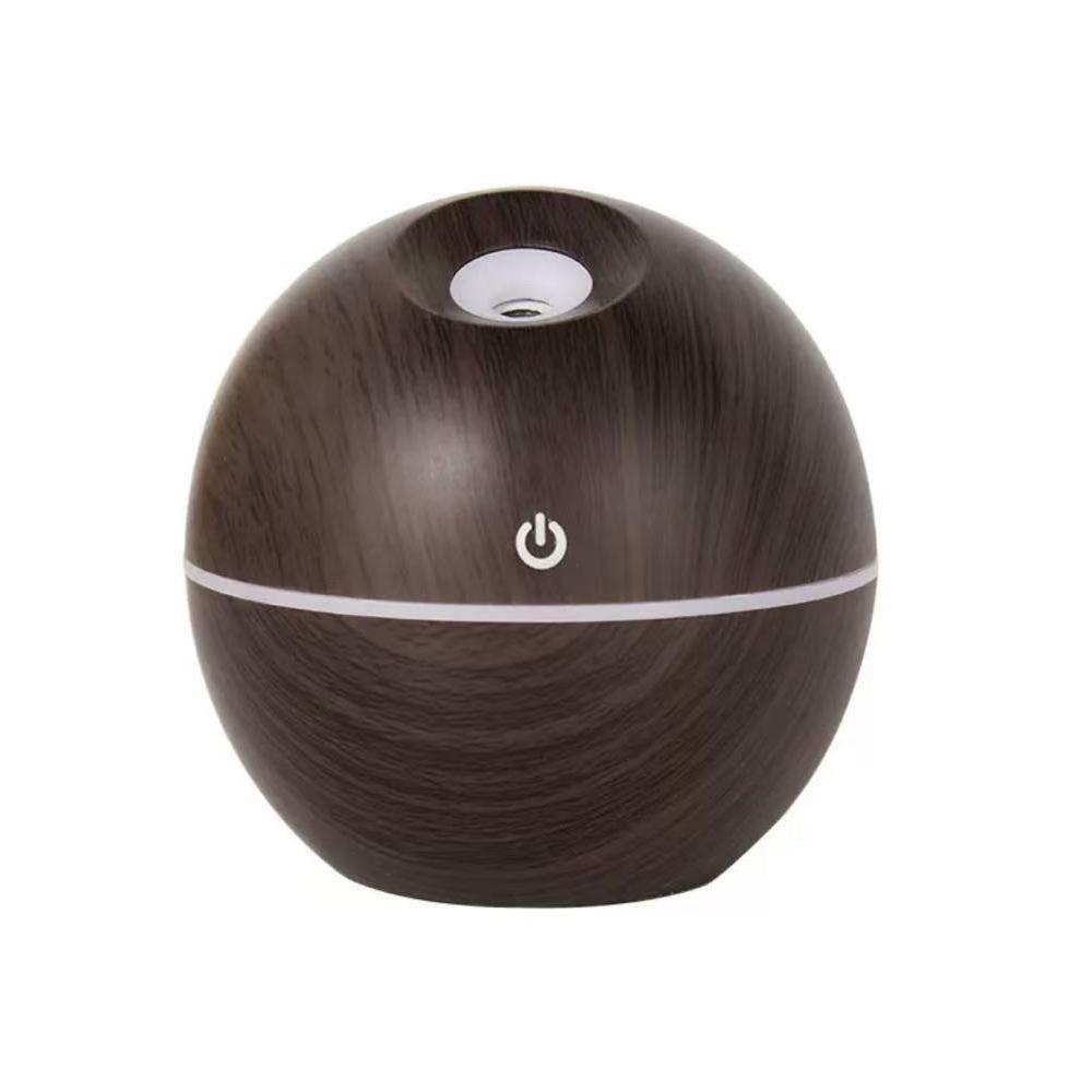 Compact 130ml Travel Humidifier Space-Saving Design, USB Charging & Ambient Glow for Home/Car/Office