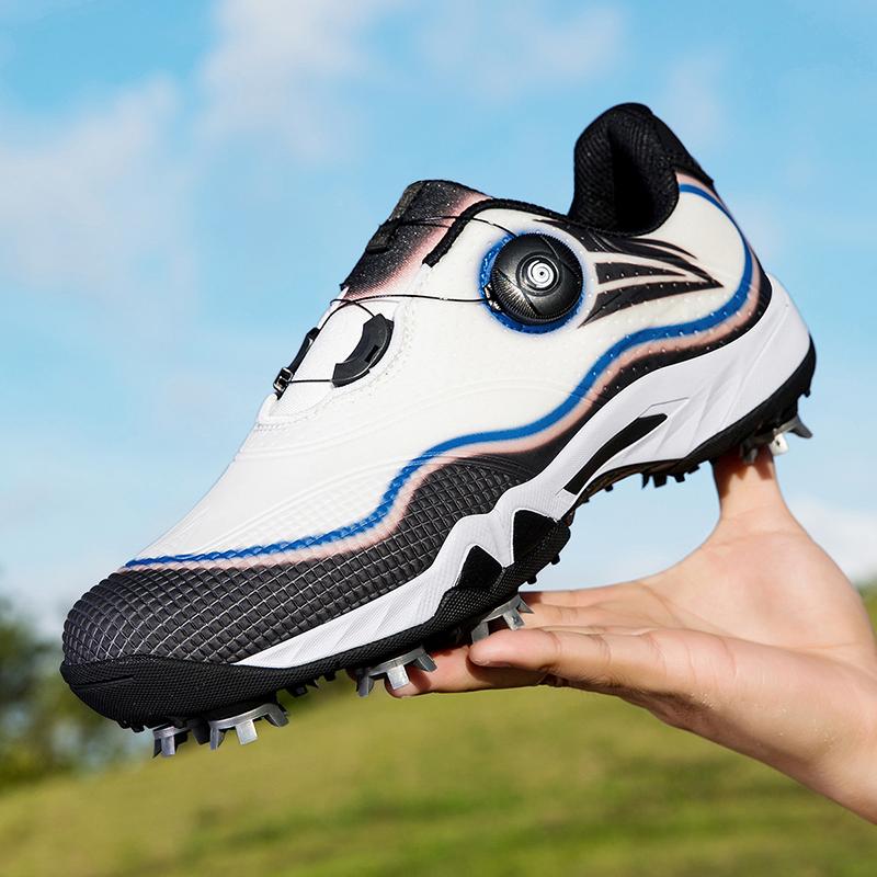 New Men Golf Shoes Lightweight Male Golfers Sneakers Comfortable Cushioning Shoes for Golfing